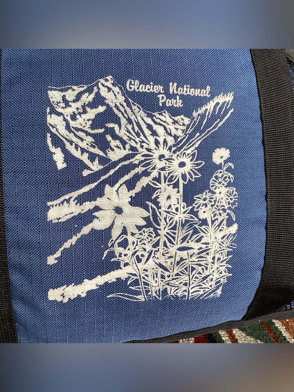 Zoom gear glacier national park tote bag zippered - Picture 6 of 15